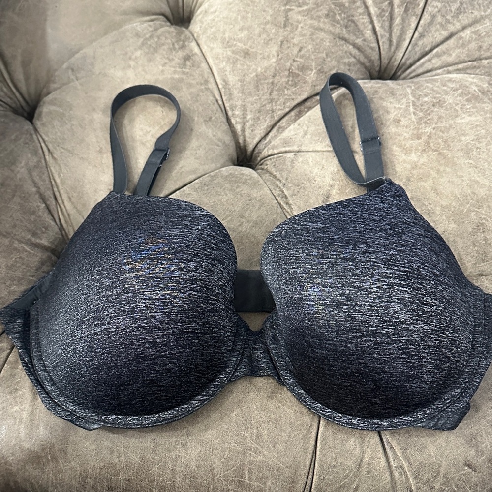 Victoria's Secret Heathered Charcoal Molded Bra